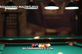 Bilardo Salonu Maliyeti 2025