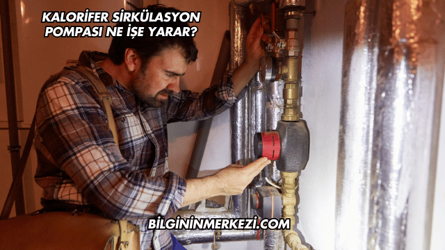 Kalorifer Sirkülasyon Pompası Ne İşe Yarar?