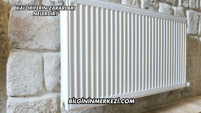 Kaloriferin Zararları Nelerdir?