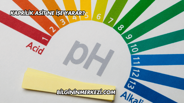 Kaprilik Asit Ne İşe Yarar?