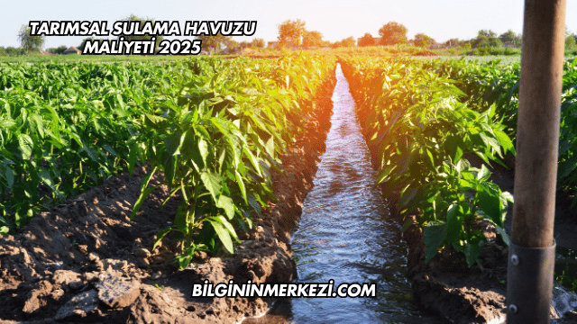 Tarımsal Sulama Havuzu Maliyeti 2025