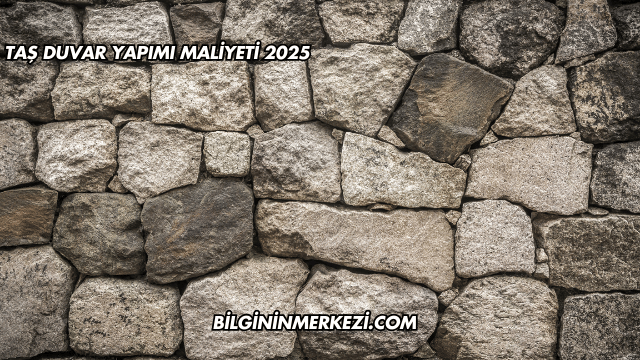 Taş Duvar Yapımı Maliyeti 2025