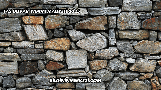 Taş Duvar Yapımı Maliyeti 2025