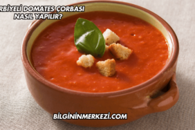 Terbiyeli Domates Çorbası Nasıl Yapılır?