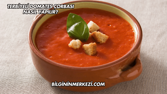 Terbiyeli Domates Çorbası Nasıl Yapılır?