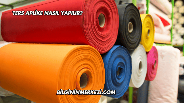 Ters Aplike Nasıl Yapılır?