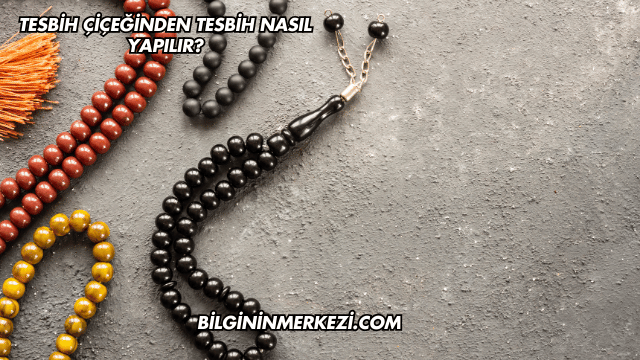 Tesbih Çiçeğinden Tesbih Nasıl Yapılır?