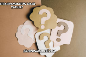 Tetragrammaton Nasıl Yapılır?