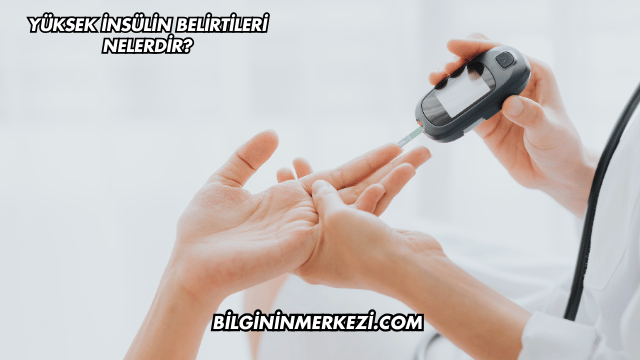 Yüksek İnsülin Belirtileri Nelerdir?