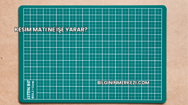 Kesim Matı Ne İşe Yarar?