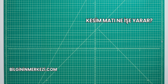 Kesim Matı Ne İşe Yarar?