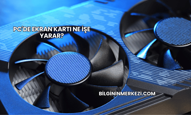PC'de Ekran Kartı Ne İşe Yarar?