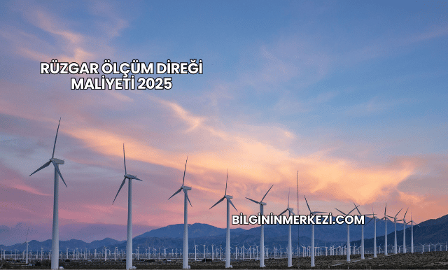 Rüzgar Ölçüm Direği Maliyeti 2025