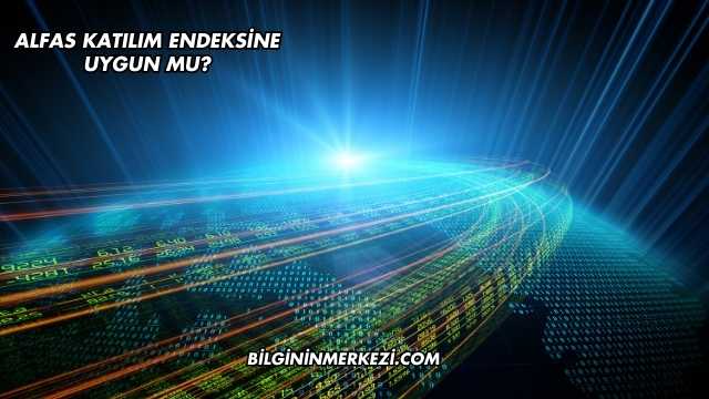 Alfas Katılım Endeksine Uygun mu?