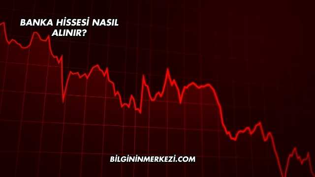Banka Hissesi Nasıl Alınır?