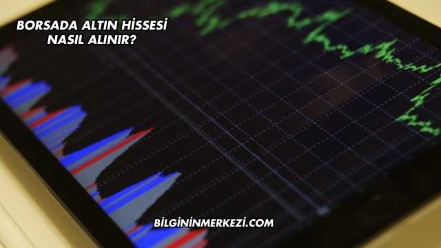 Borsada Altın Hissesi Nasıl Alınır?