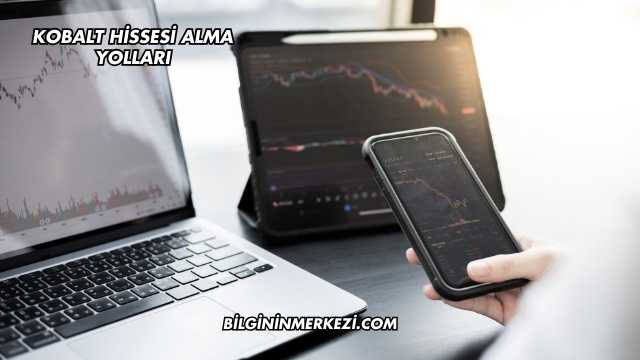 Kobalt Hissesi Alma Yolları