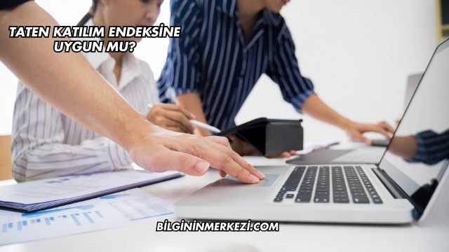 Taten Katılım Endeksine Uygun mu?