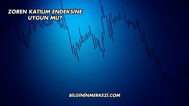 Zoren Katılım Endeksine Uygun mu?