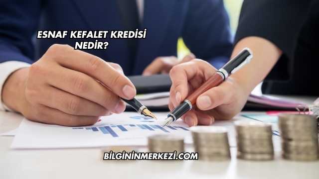 Esnaf Kefalet Kredisi Nedir?