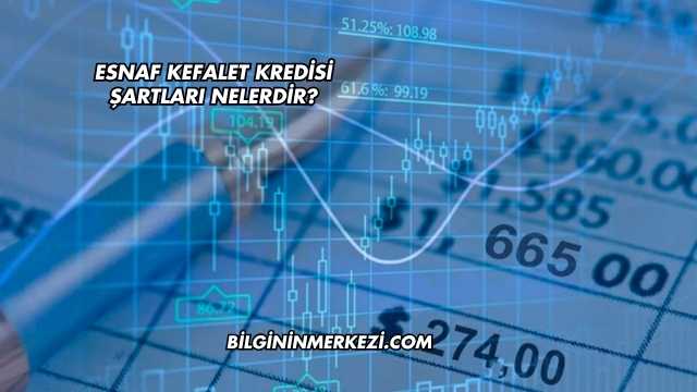 Esnaf Kefalet Kredisi Şartları Nelerdir?