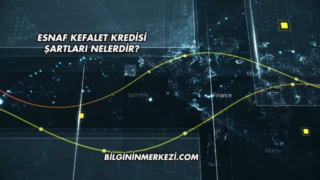 Esnaf Kefalet Kredisi Şartları Nelerdir?