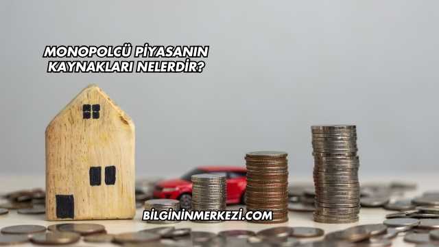 Monopolcü Piyasanın Kaynakları Nelerdir?