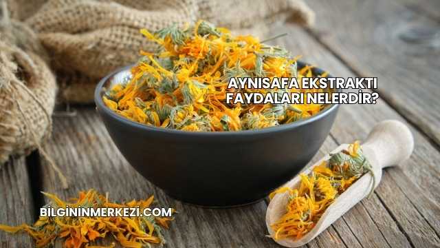 Aynısafa Ekstraktı Faydaları Nelerdir?