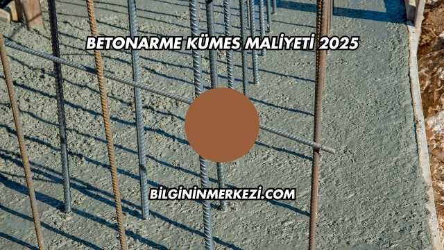Betonarme Kümes Maliyeti 2025