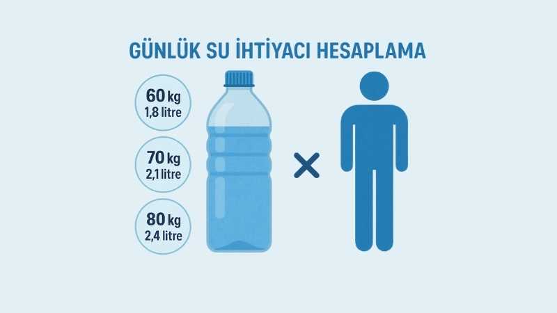Günlük Su İhtiyacı Hesaplama