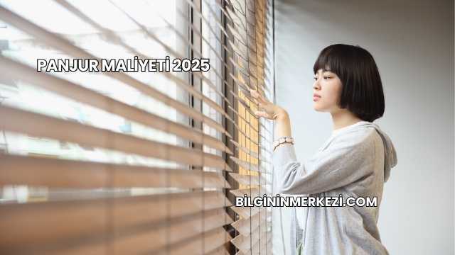 Panjur Maliyeti 2025