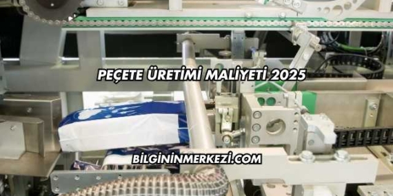 Peçete Üretimi Maliyeti 2025