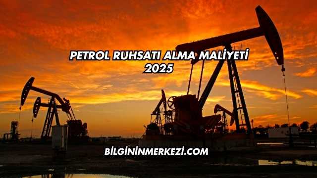 Petrol Ruhsatı Alma Maliyeti 2025