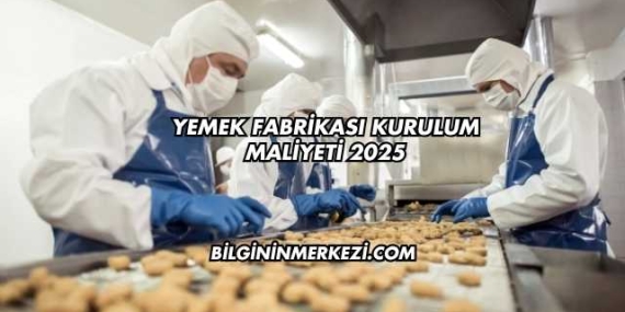 Yemek Fabrikası Kurulum Maliyeti 2025