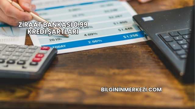 Ziraat Bankası 0.99 Kredi Şartları