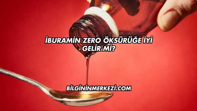 İburamin Zero Öksürüğe İyi Gelir mi?