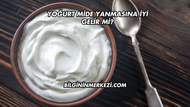 Yoğurt Mide Yanmasına İyi Gelir mi?