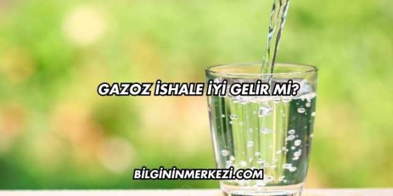 Gazoz İshale İyi Gelir mi?