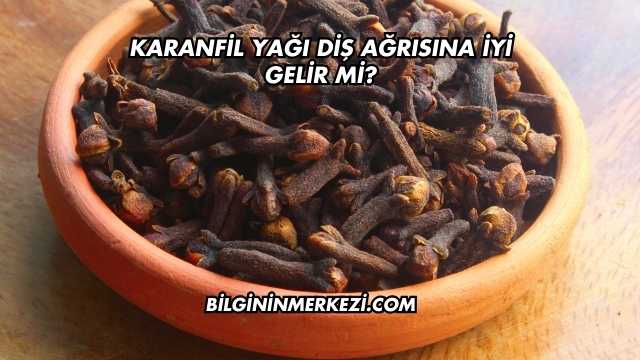 Karanfil Yağı Diş Ağrısına İyi Gelir mi?