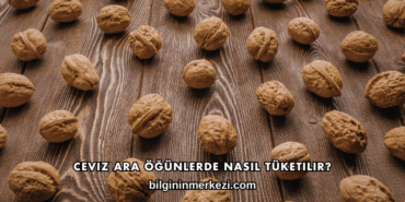Ceviz Ara Öğünlerde Nasıl Tüketilir?