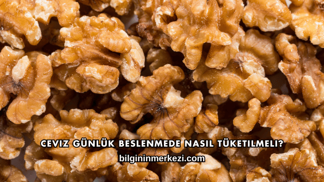 Ceviz Günlük Beslenmede Nasıl Tüketilmeli?