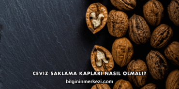 Ceviz Saklama Kapları Nasıl Olmalı?