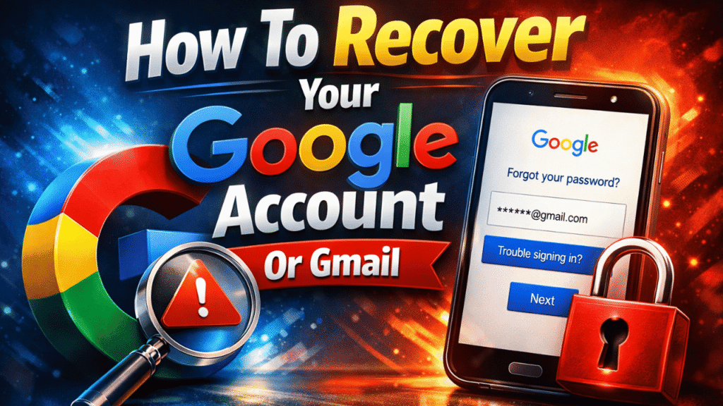 How To Recover Your Google Account Or Gmail