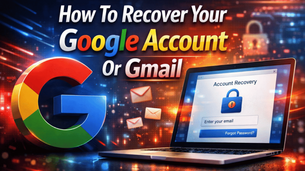 How To Recover Your Google Account Or Gmail