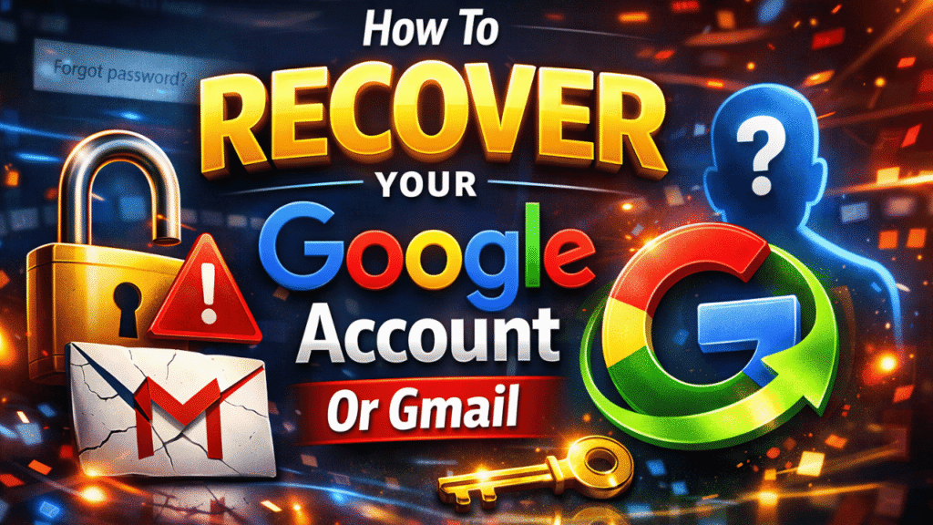 How To Recover Your Google Account Or Gmail
