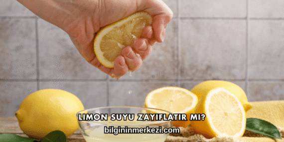 Limon Suyu Zayıflatır mı?