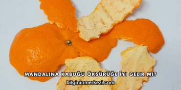 Mandalina Kabuğu Öksürüğe İyi Gelir mi?