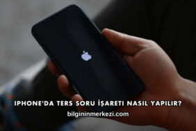 iPhone'da Ters Soru İşareti Nasıl Yapılır?